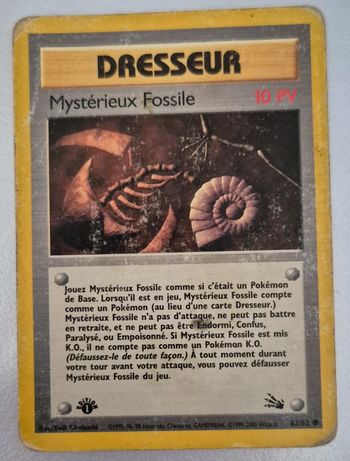 Mystérieux Fossile 1ère édition fossile
