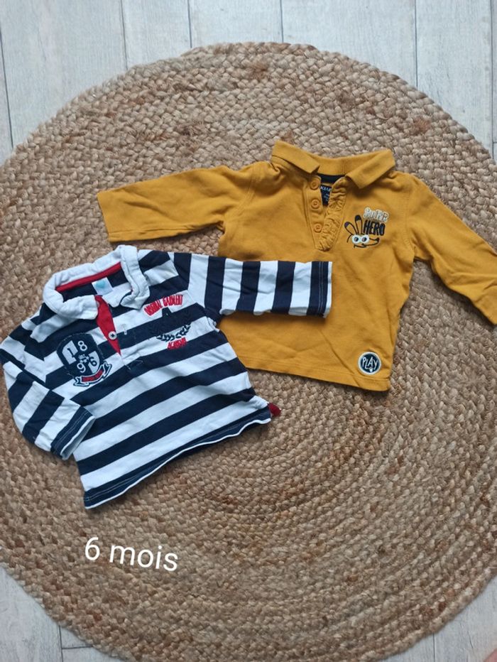 Lot polo 6 mois