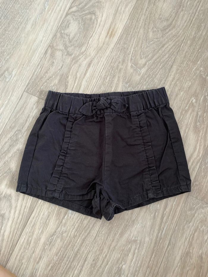 Short noir kiabi