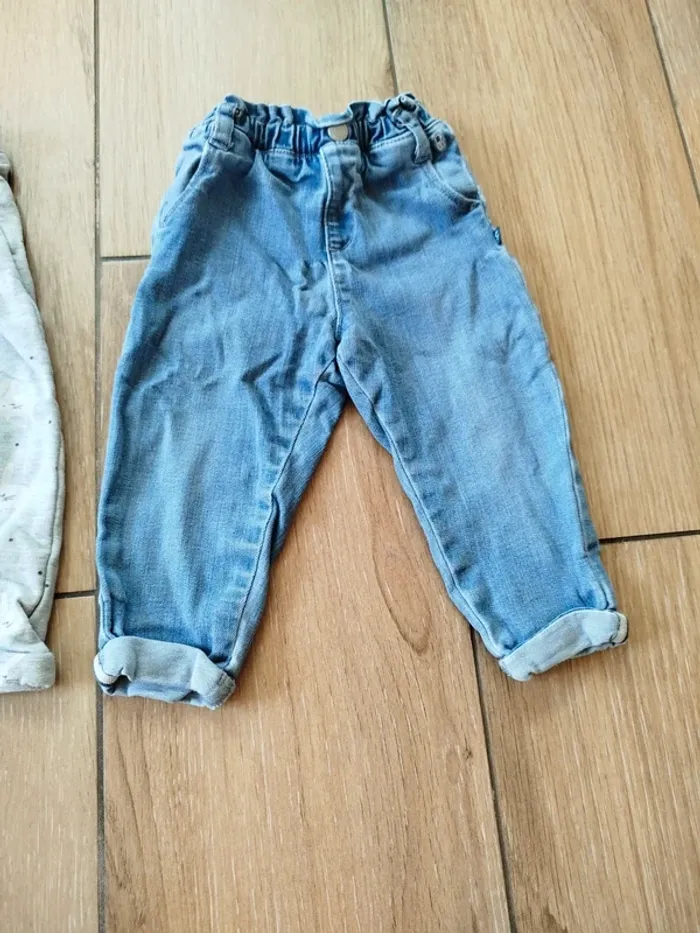 Lot 3 pantalons bébé fille 18 mois - photo numéro 4