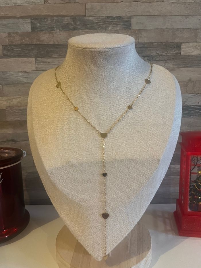 Collier Y, acier inoxydable, tendance - photo numéro 2