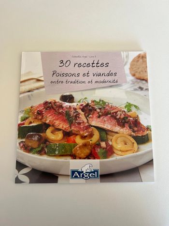 Livre de recettes pratique série Argel : poissons et viandes