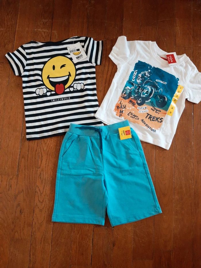 Short et tee-shirts été 3ans garçon