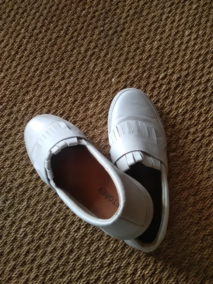 Chaud femme Mocassins Blanc - photo numéro 3