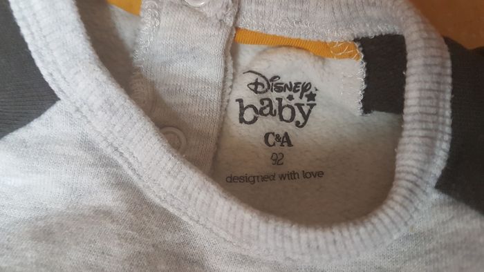 Sweat polaire garçon 2 ans gris chiné Disney - photo numéro 2