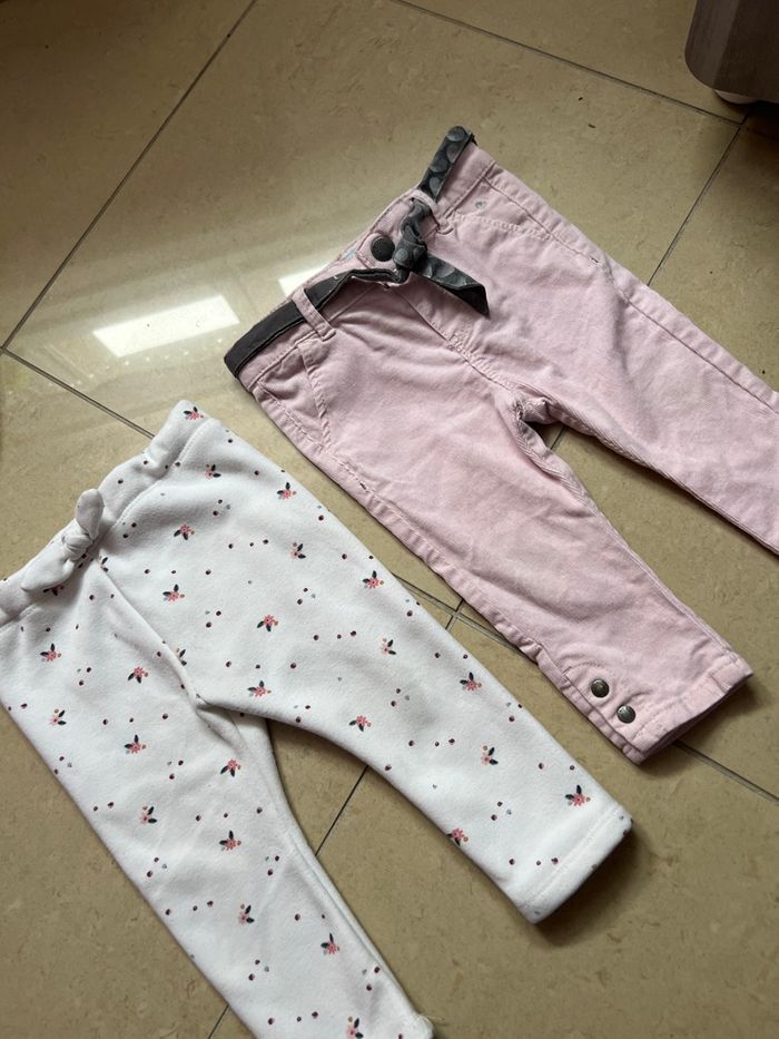 Lot pantalon 12mois