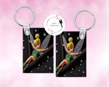 Fée clochette avec strass - Porte-clés