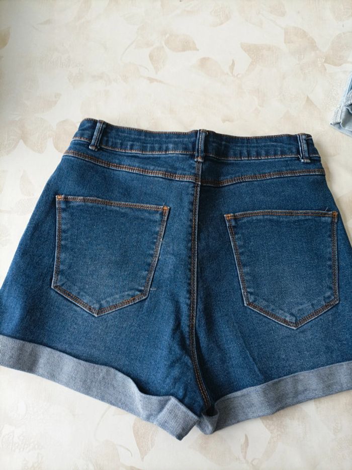 3 shorts jean femme taille 36 kiabi - photo numéro 3