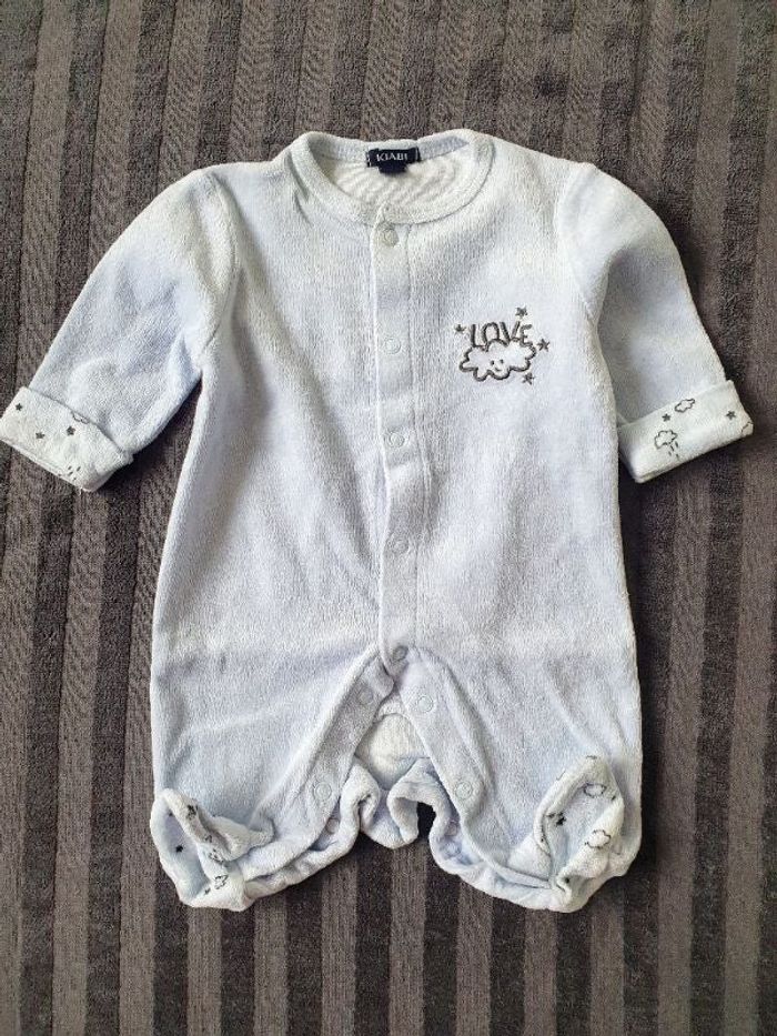 1 mois pyjama grenouillère chaud hiver Kiabi