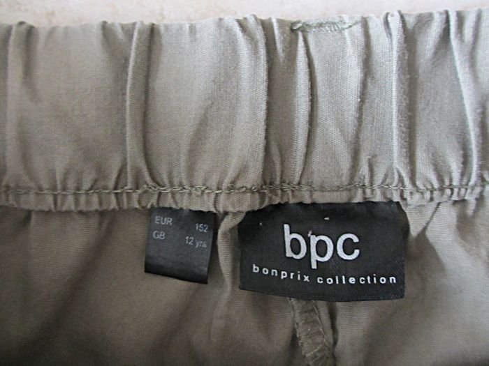 Pantalon cargo kaki fille Bonprix – 12 ans - photo numéro 7