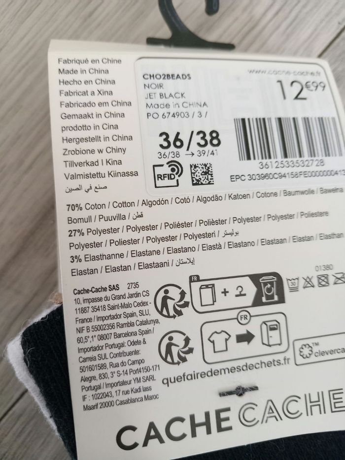 2 paires de chaussettes 36 /38 - photo numéro 5