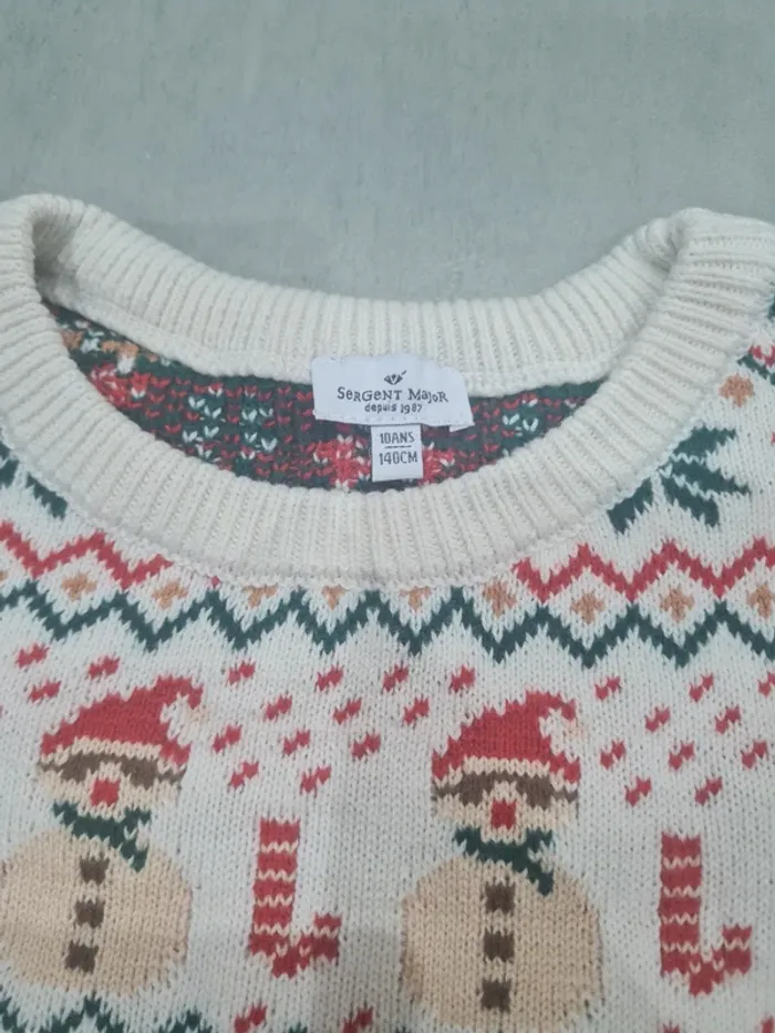 Pull de Noël 10ans - photo numéro 2