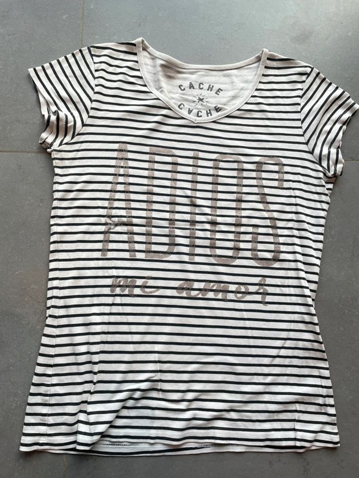 TEE shirt été style marinière - photo numéro 2