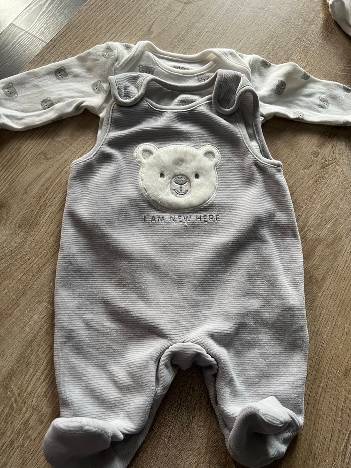 Ensemble bodies + salopette