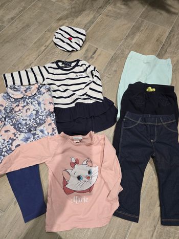 Lot de 3m7 vêtements fille