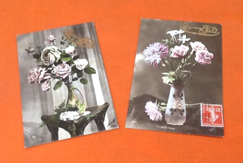 2 Cartes postales anciennes Bonne Fête N°1727 Fauvette/N°1852  Irisette