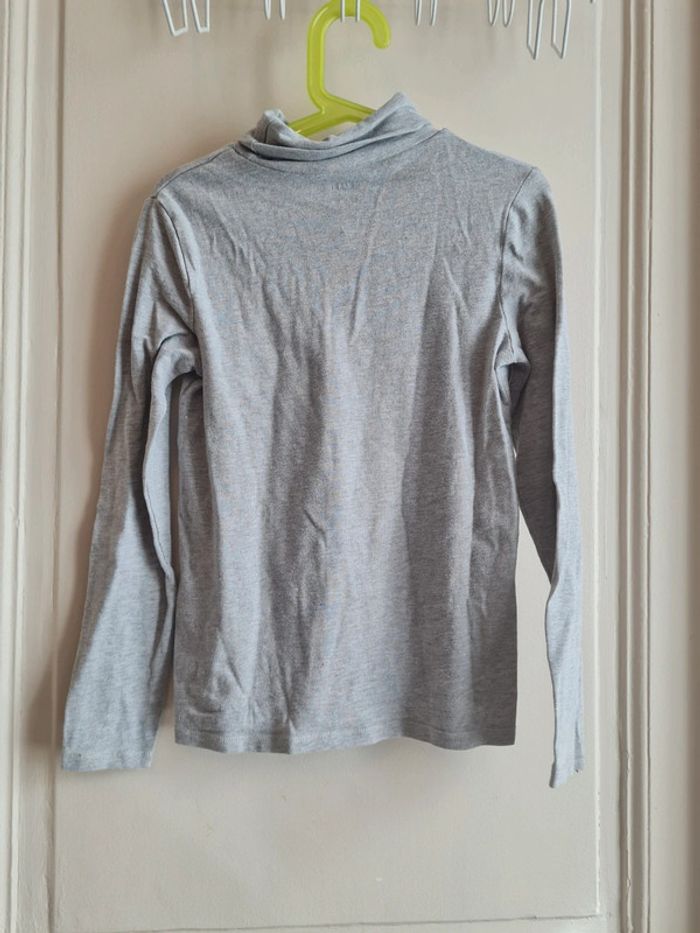 Col roulé gris Kiabi taille 10 ans - photo numéro 2