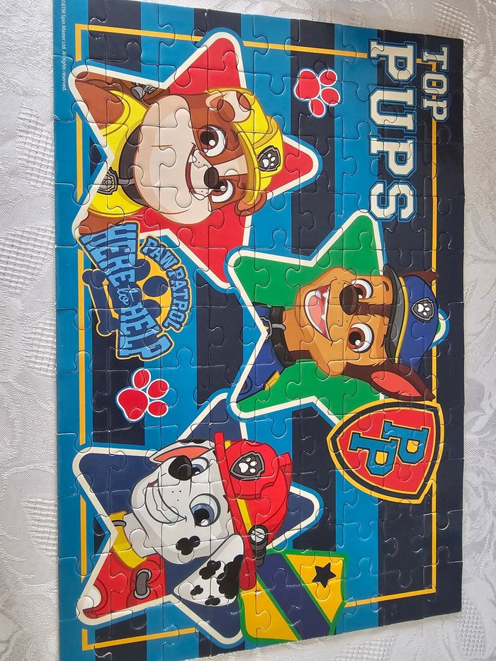 Puzzle paw patrol - photo numéro 2