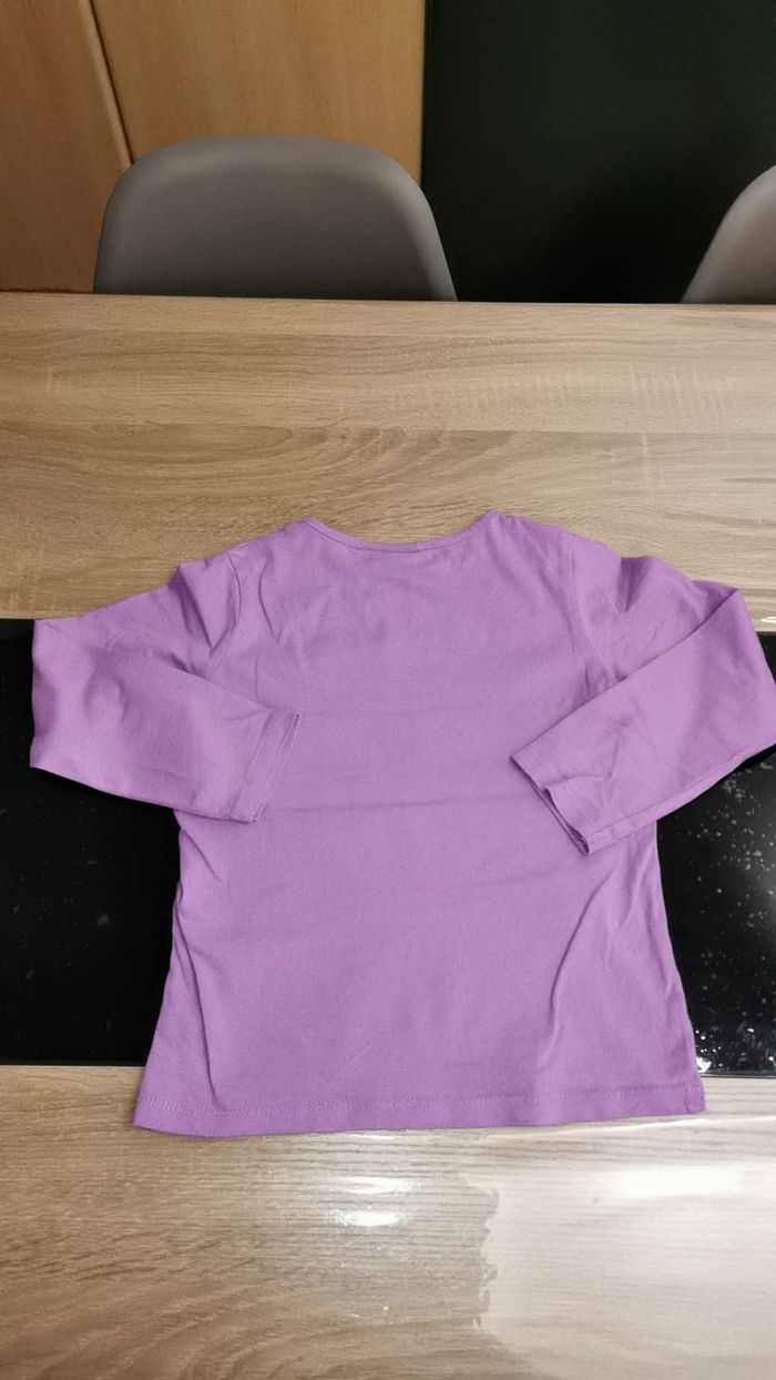 T-shirt manche longue cendrillon 6ans - photo numéro 3