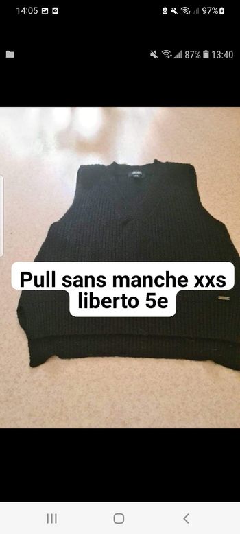 Pull ss manche