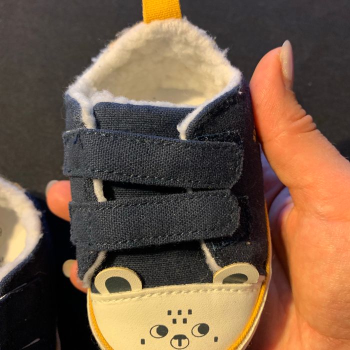 Chaussons/chaussures doublure chaude 6/9 mois Bleu - photo numéro 2