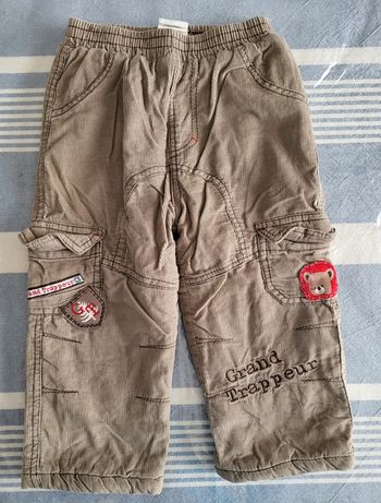 Pantalon velours 24 mois