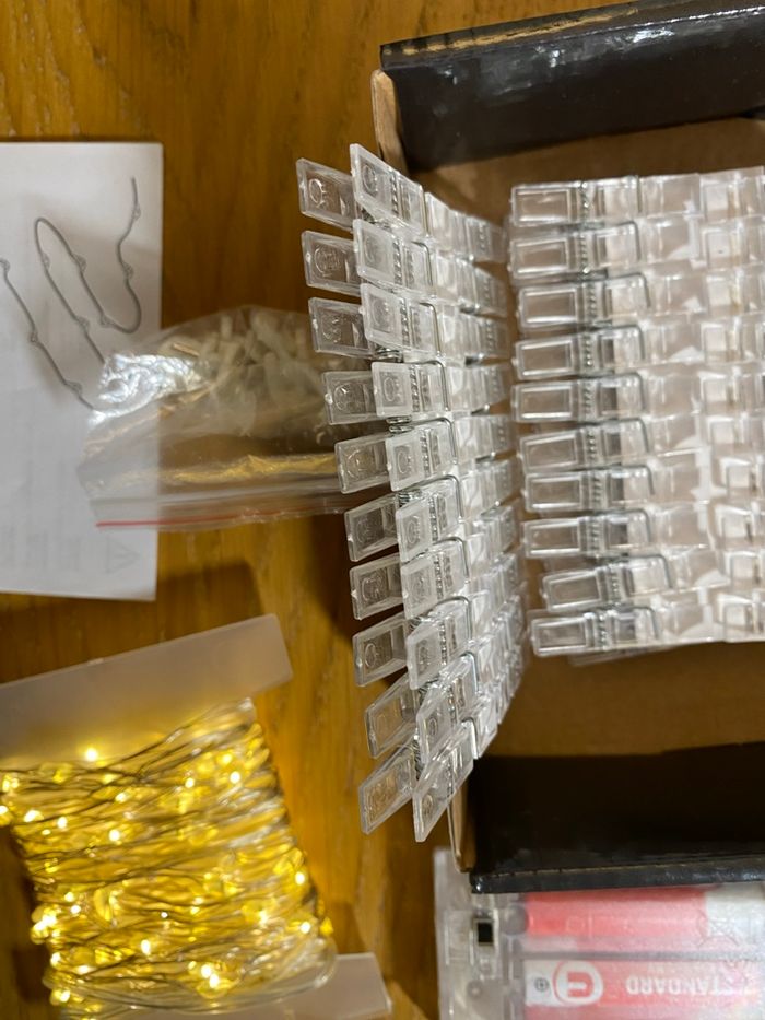 NEUF Guirlande lumineuse LED Photo clip - photo numéro 7