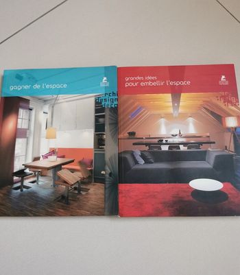 Lot 2 livres archi-design-déco