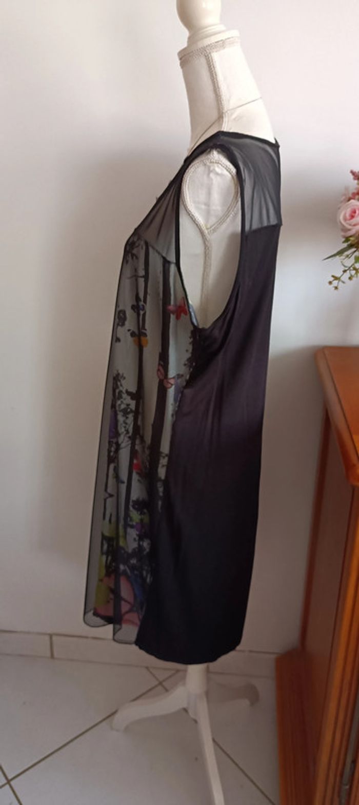 Jolie robe voile et imprimé fleuri - photo numéro 9