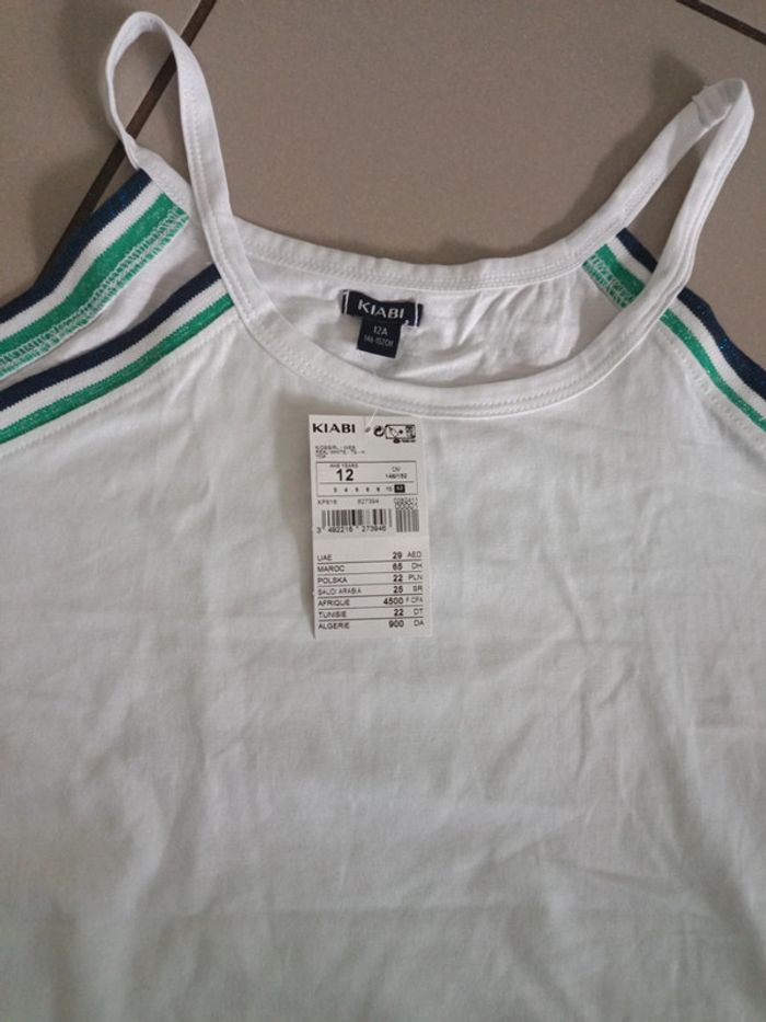 Débardeur Tee shirt file 12 ans - photo numéro 2