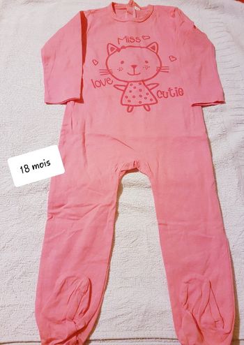 Pyjama in extenso 18 mois