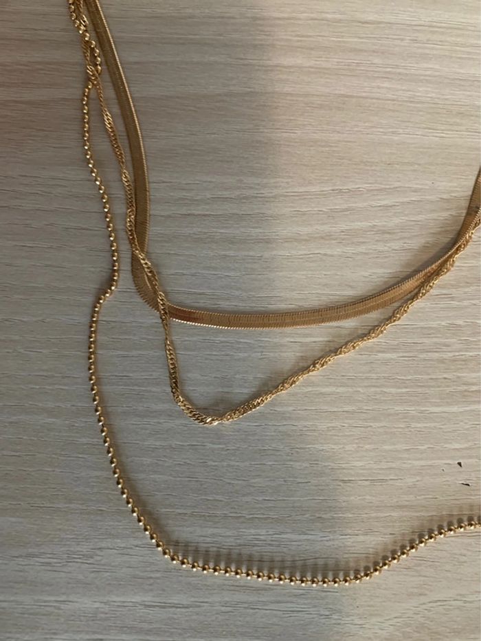 Collier 3 chaînes. - photo numéro 4