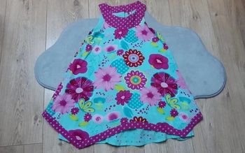 Robe orchestra rose fuchsia/ menthe 6 ans en parfait état