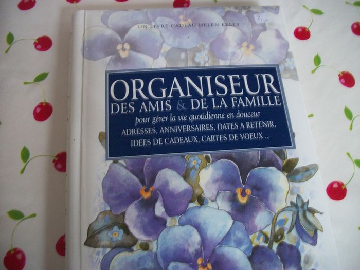 livre organiseur des amis et de la famille