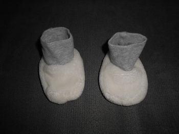 Chaussons, taille: 3 mois à 0,50 EURO