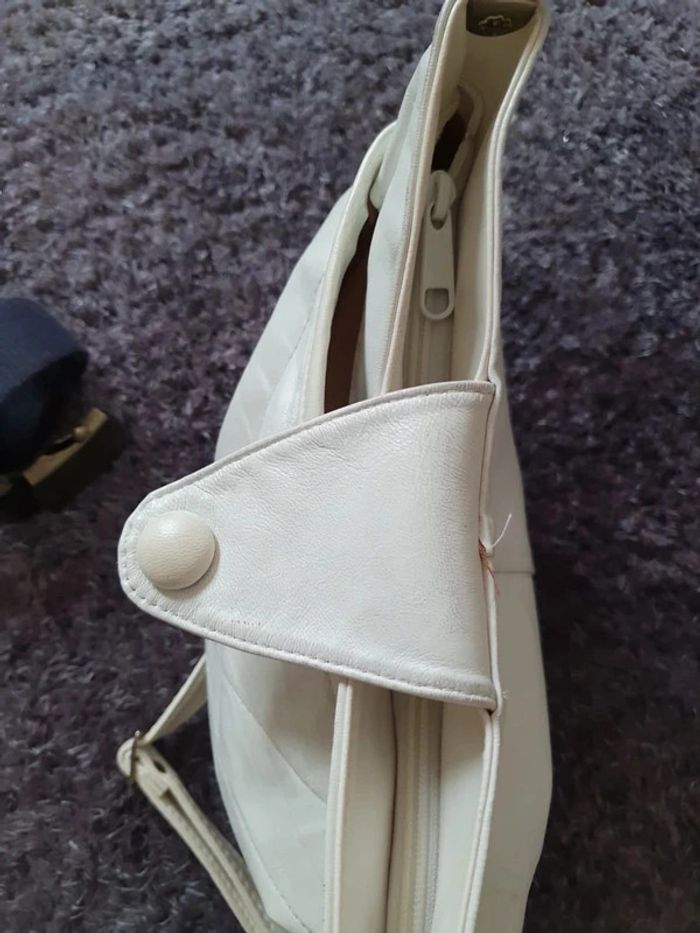 Sac vintage blanc - photo numéro 2