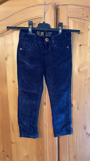 Jeans slim velours