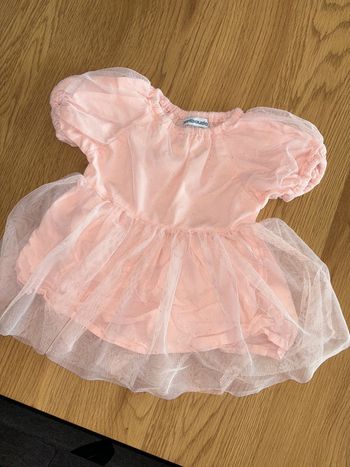 Robe rose avec paillettes verbaudet 3 mois