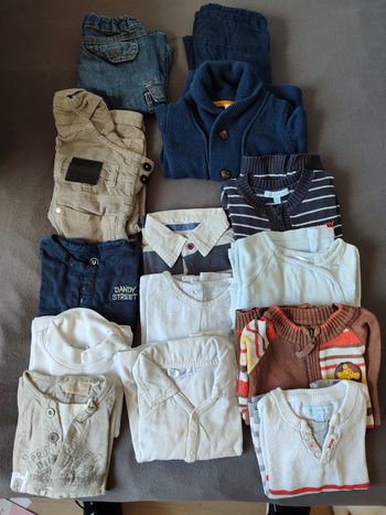Lot vêtements 9 mois hiver 