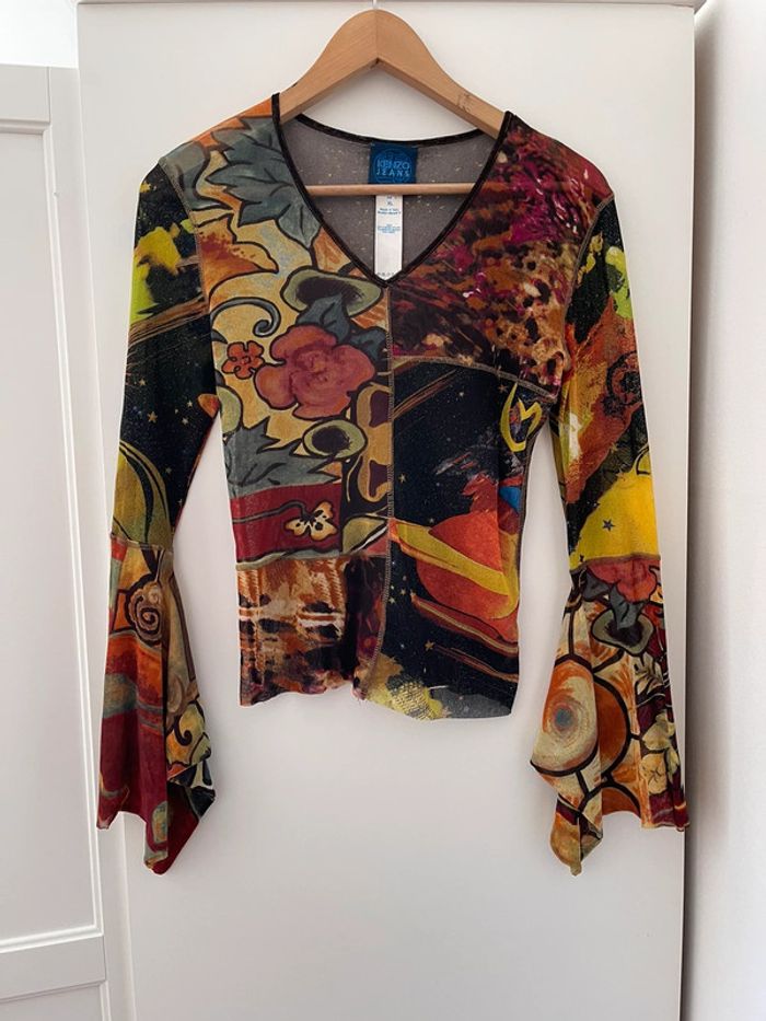 Superbe Haut Kenzo vintage 🌸 XL 42 - photo numéro 8
