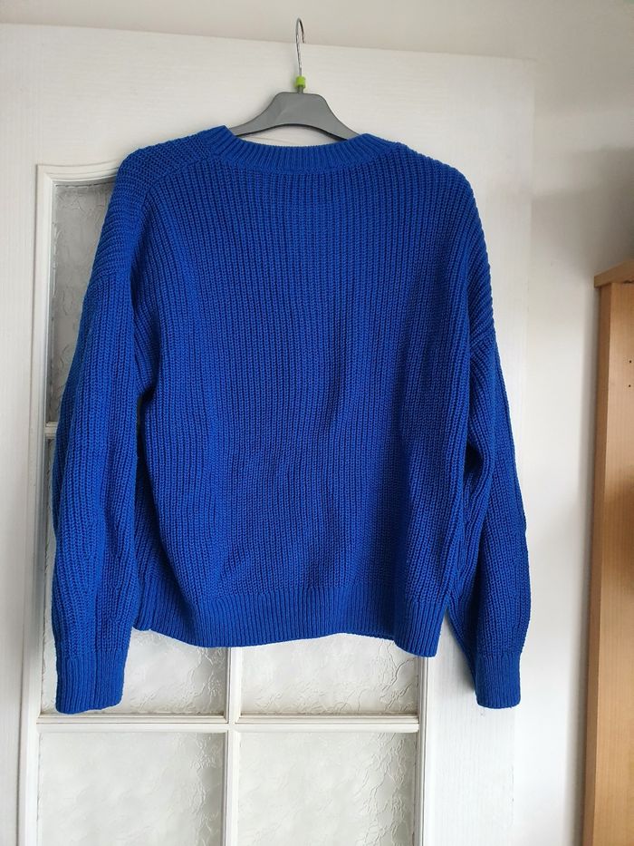 Pull bleu électrique - photo numéro 2