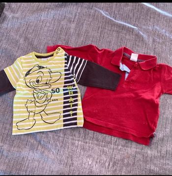 Lots hauts manches longues 9 mois