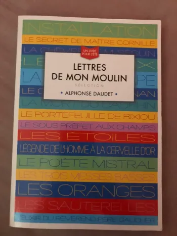 lettres de mon moulin Alphonse Daudet