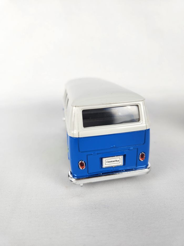 Lot 2 Bus Volkswagen Miniatures - Welly - Bleu & Jaune - photo numéro 4