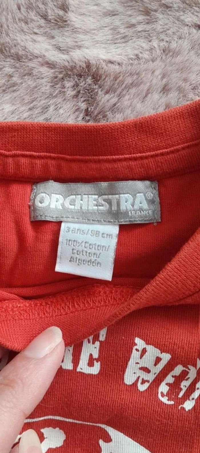 T-shirt manches longues orchestra 3 ans - photo numéro 2