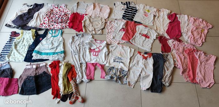 Lot de 46 vêtements et d’accessoire, fille, été - photo numéro 2