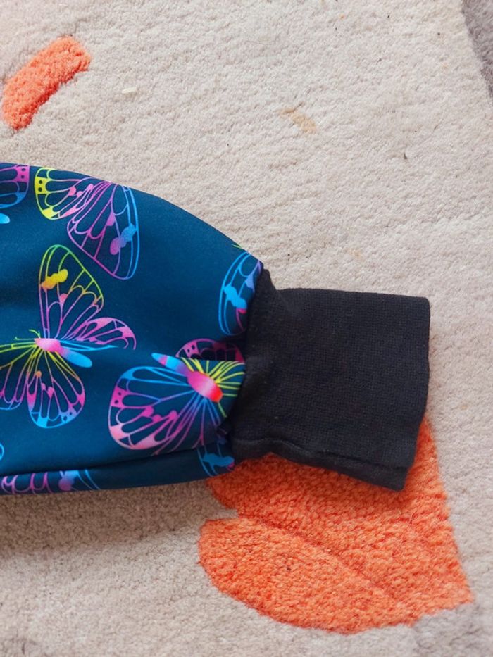 Combinaison de pluie iELM softshell papillons multicolores 92 cm 2-3 ans - photo numéro 5