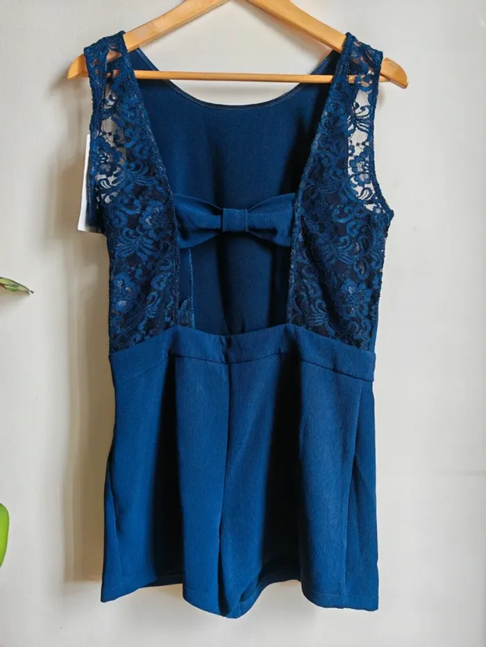 Combi short Naf Naf bleu nuit 38 M - photo numéro 2
