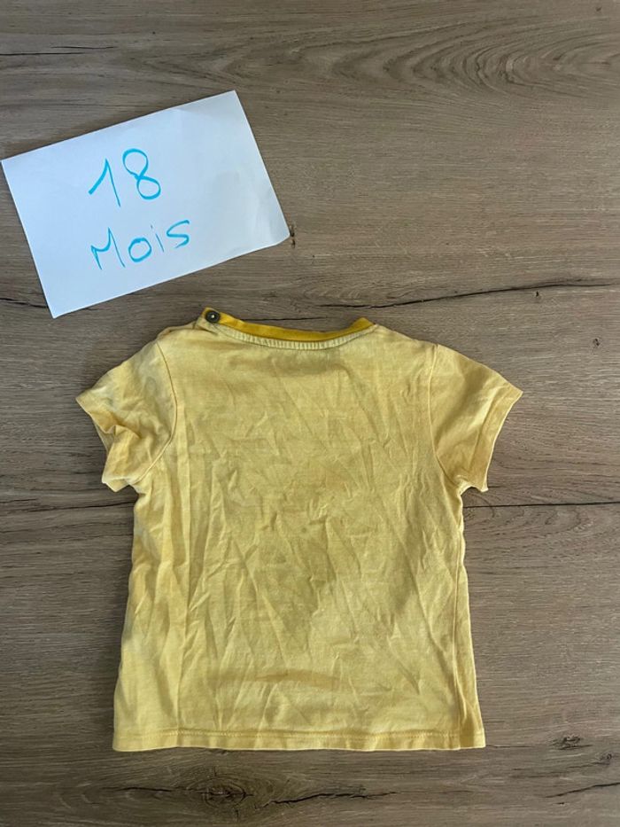 T-shirt jaune 18 mois - photo numéro 3