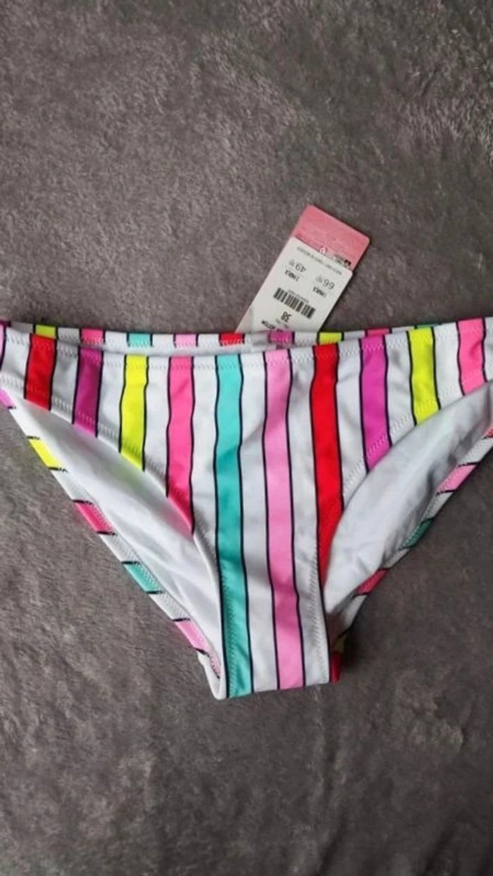 Bas de maillot de bain penti taille 38 femme colorés